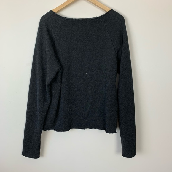 Wildfox Oversized Sweatshirt XS Distress Weekend - Picture 6 of 6